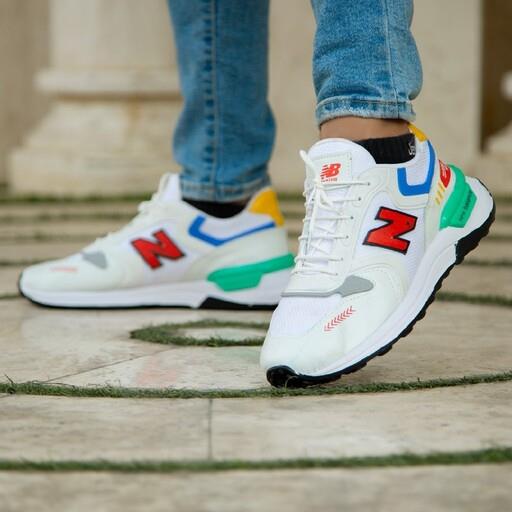 کفش مردانه NEW BALANCE مدل PIRES (سفید)